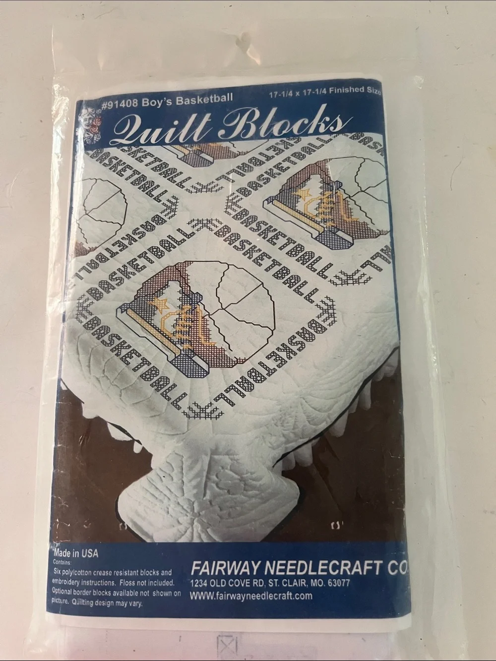Basketball design Quilt Blocks to embroider  pkg of 6 (17x17) in blocks